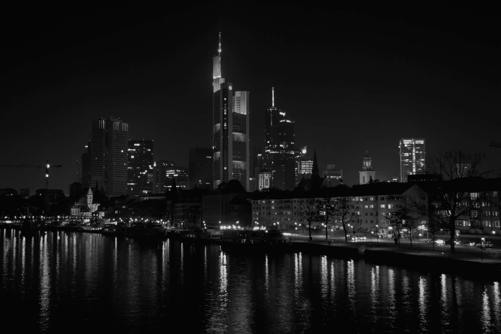 Frankfurter Skyline S/W