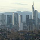 Frankfurter Skyline vom Goetheturm aus gesehen