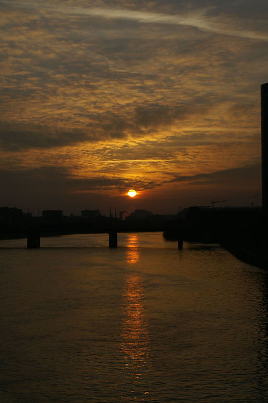 Frankfurter Sonnenuntergang