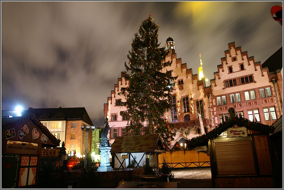 Frankfurter Weihnachtsmarkt nach dem Rummel