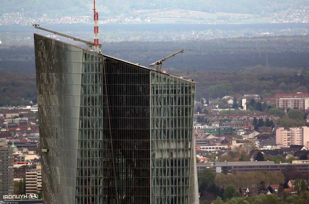 Frankfurter Wolkenkratzer - Europäische Zentralbank