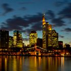 Frankfurt/Main, Skyline und eiserner Steg