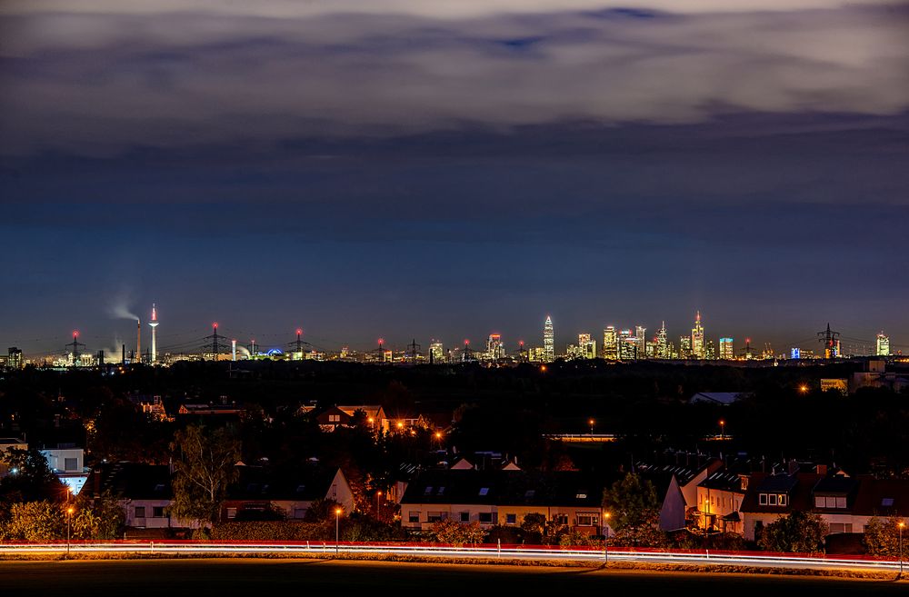 Frankfurts blaue Stunde