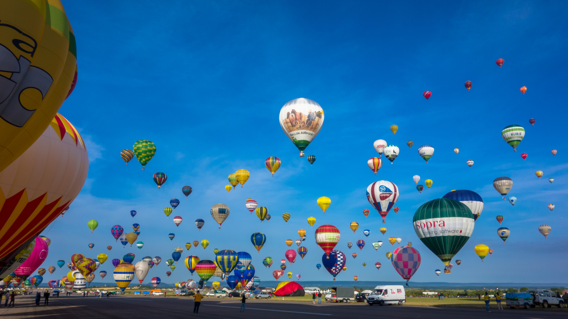 Frankreich 2015: Lothringen, Mongolfiade in Chambley #3