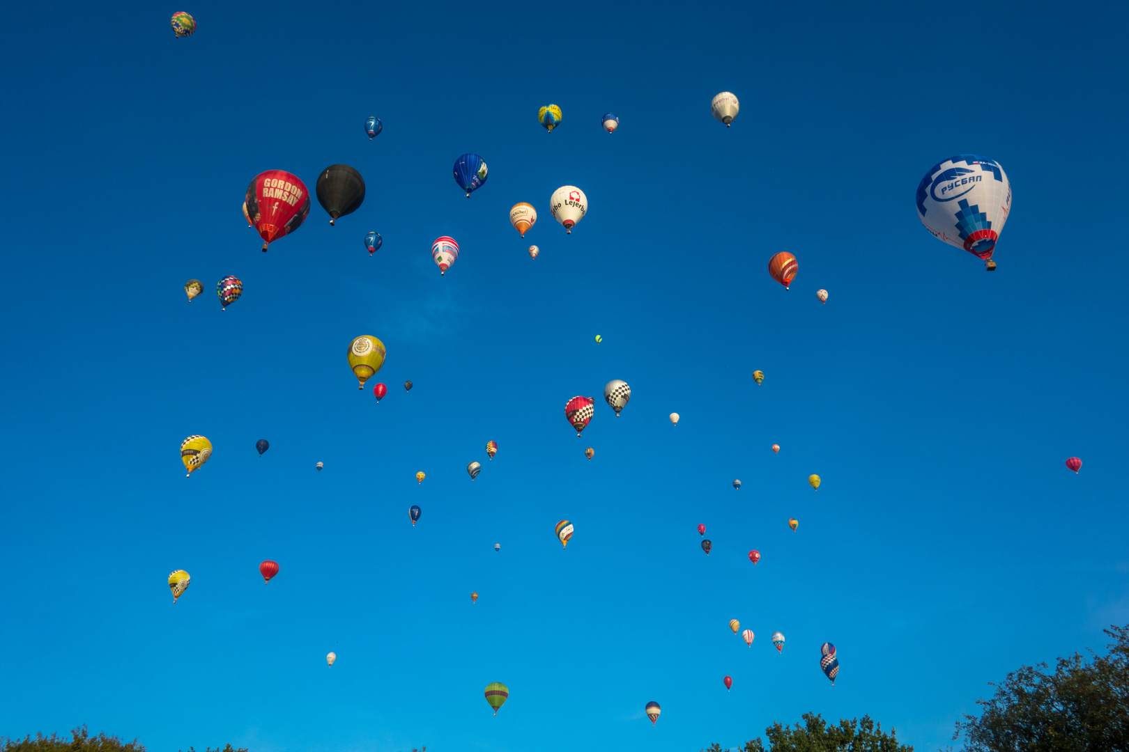 Frankreich 2017: Loire, Ballon Europameisterschaft in Brissac-Quincé-12