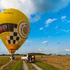 Frankreich 2017: Loire, Ballon Europameisterschaft in Brissac-Quincé-13