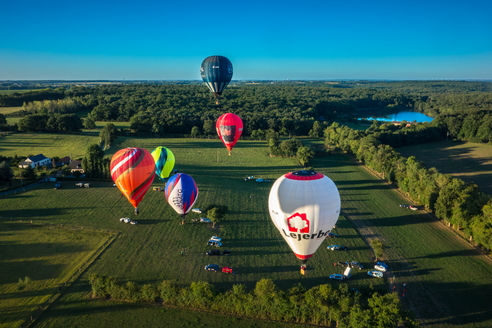 Frankreich 2017: Loire, Ballon Europameisterschaft in Brissac-Quincé-4