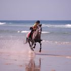 Frankreich am Strand