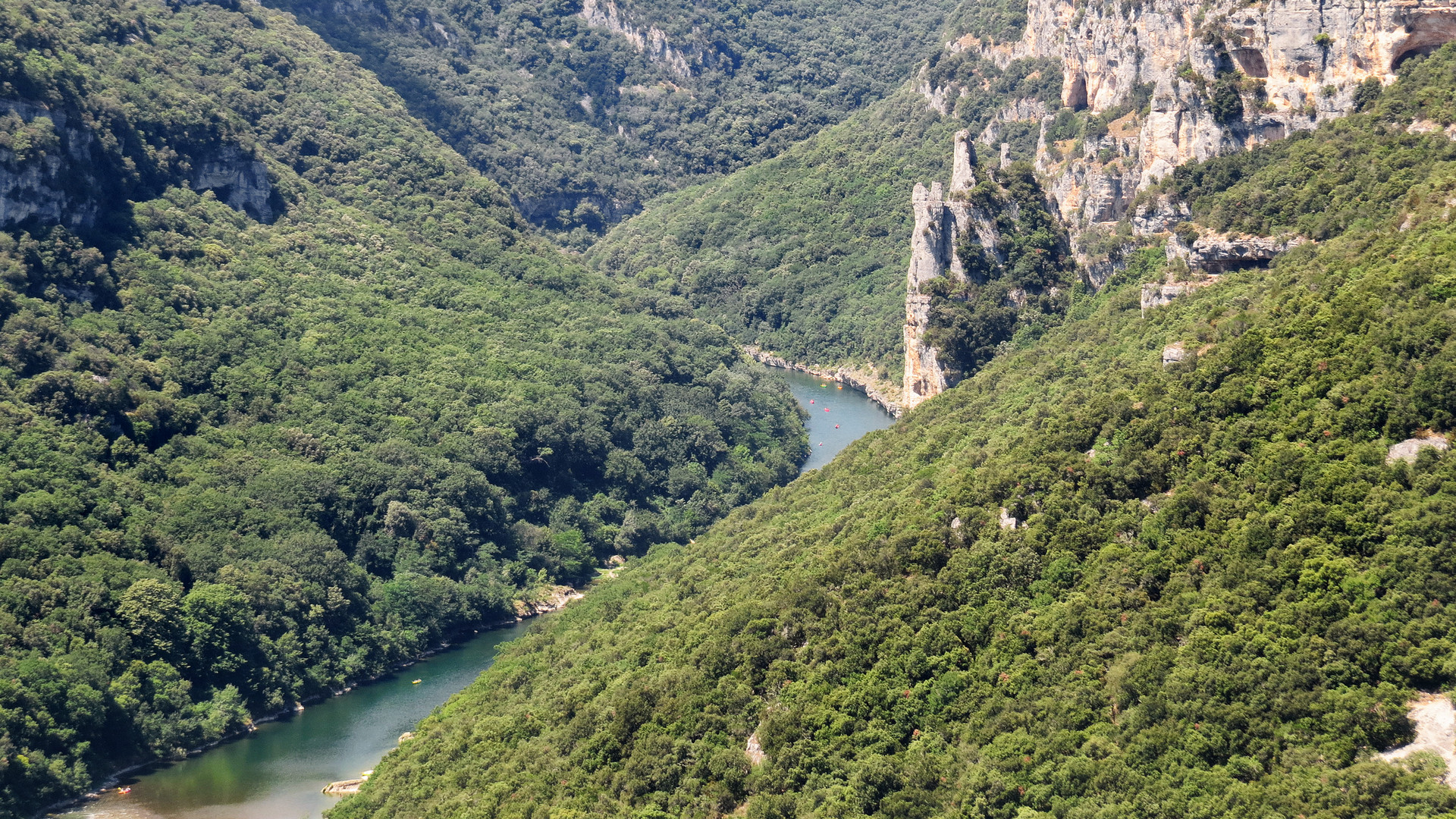 Frankreich Ardeche-Schlucht