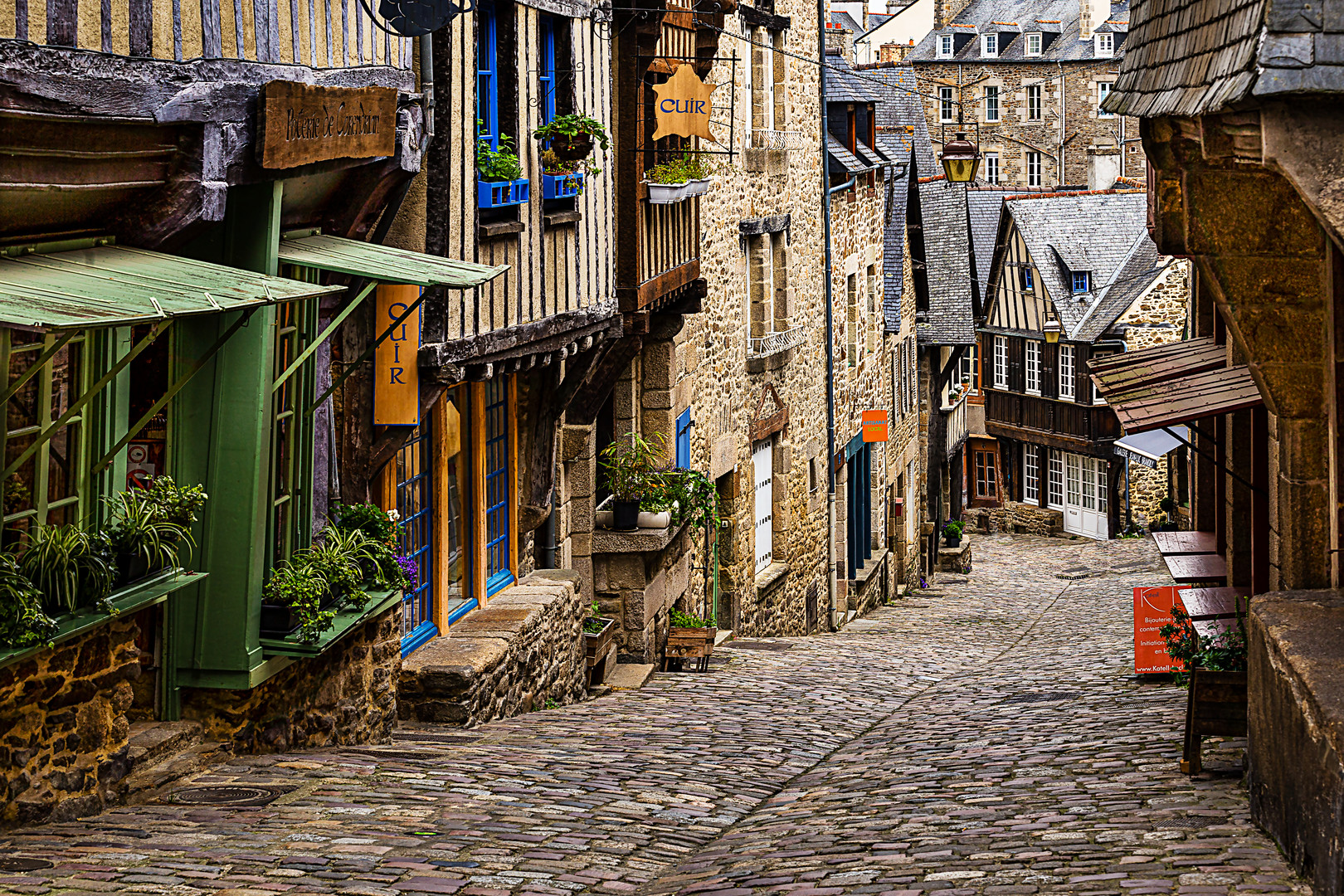 Frankreich - Bretagne -  Altstadt Dinan