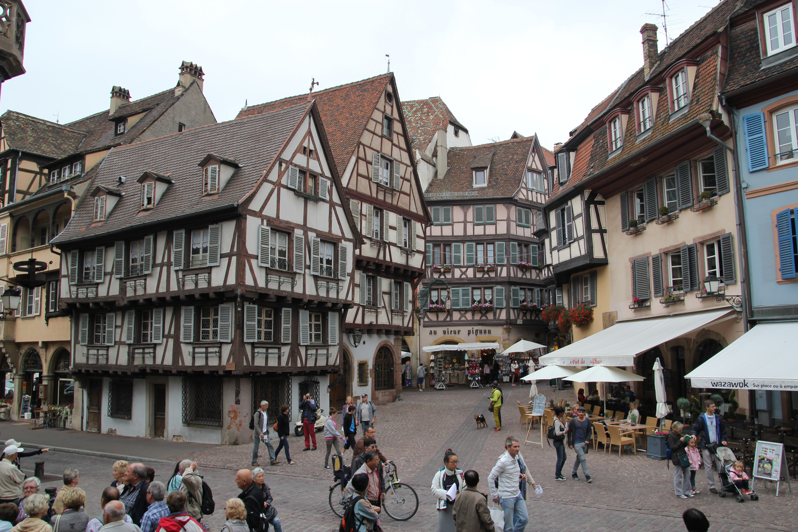 Frankreich: Die Altstadt von Colmar im Elsaß