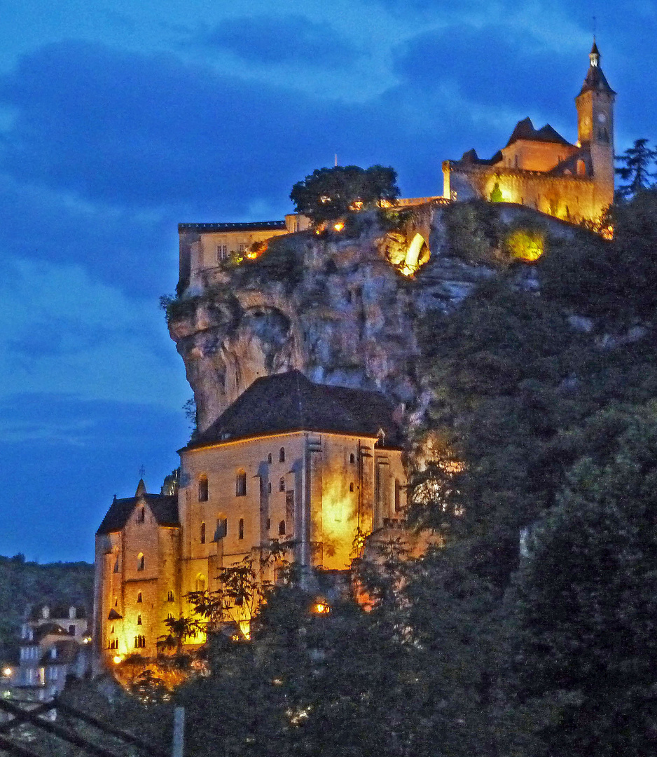 Frankreich, Rocamadour - Abendstimmung