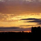 Frankreich Sonnenuntergang