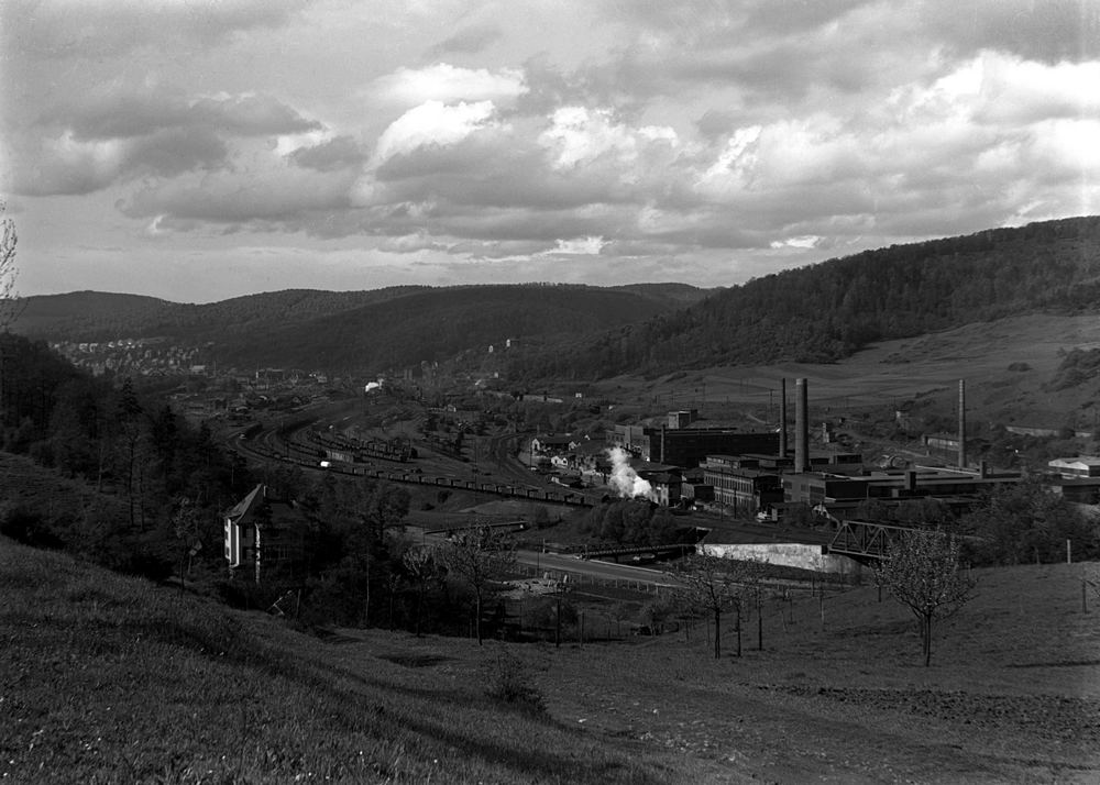 Frank'sche Eisenwerke AG, Niederscheld und Güterbahnhof Dillenburg...