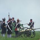franz. Artillerie während der Schlacht
