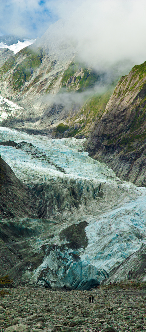 Franz Josef Gletscher - Vertical Panorama