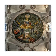 Franziskanerkirche (Überlingen) " Mein Blick zum Gewölbe..."