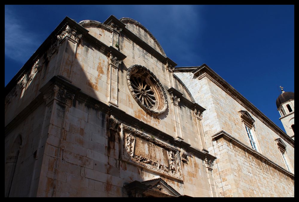 franziskanerkloster innerhalb der altstadt dubrovniks