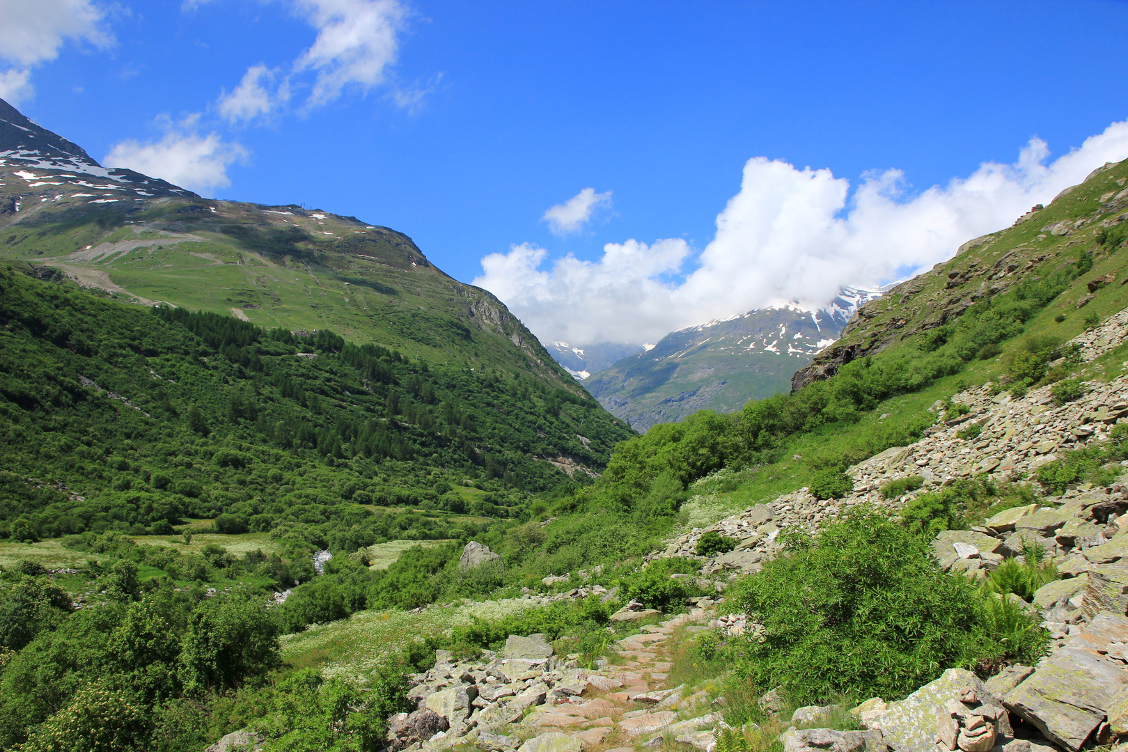 Französische Alpen zwischen Bonneval und L'Ecot