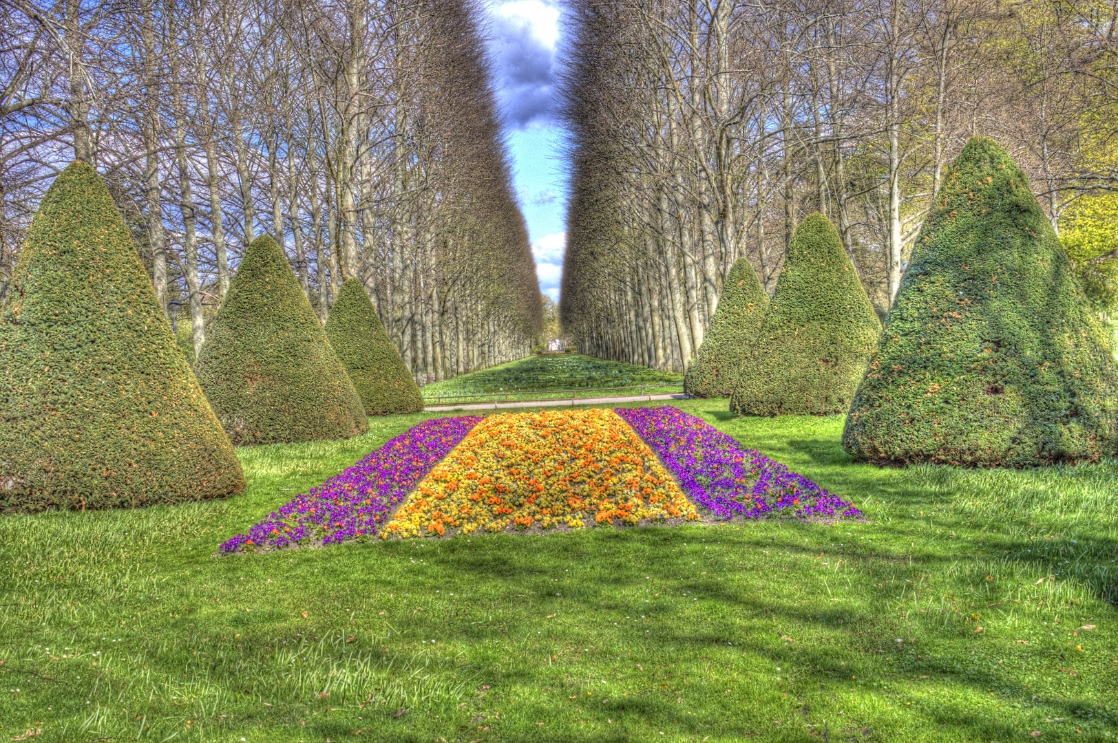 Französischer Garten Foto &amp; Bild bearbeitungs