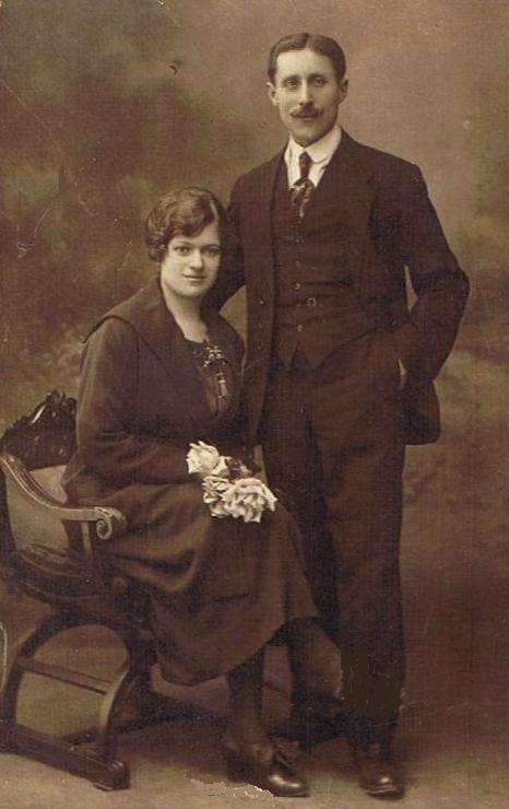 Französisches Ehepaar um 1900
