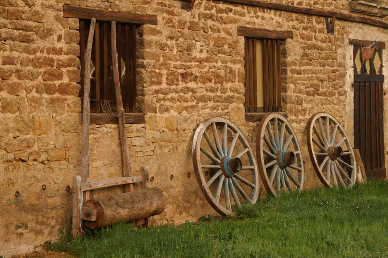 Französisches Still-leben in einem Bauernhof