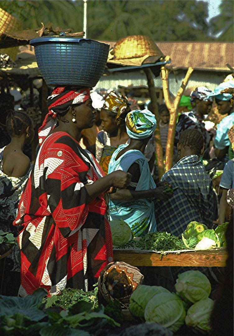 FRATRIE SENEGALAISE MARCHE DE DAKAR Boubou la belle