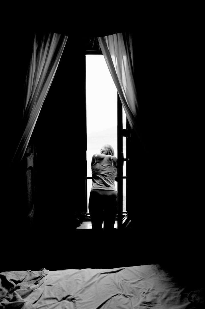 frau am fenster Foto & Bild menschen, portrait, photo