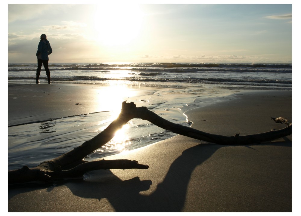 Frau am Strand II