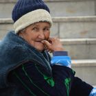 Frau auf dem Alayski Basar von Taschkent