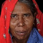 Frau aus Bikane, Indien