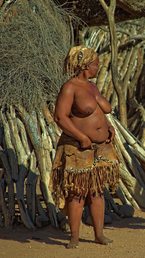 Frau aus der Damara-Stamm