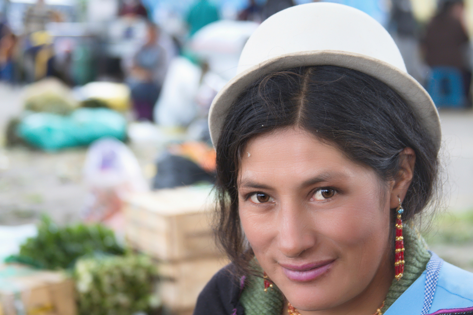 Frau aus Ecuador