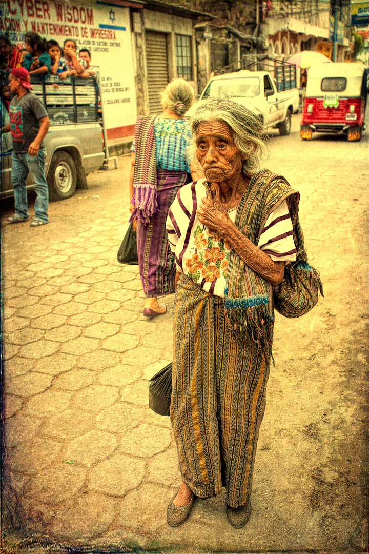 Frau aus Guatemala