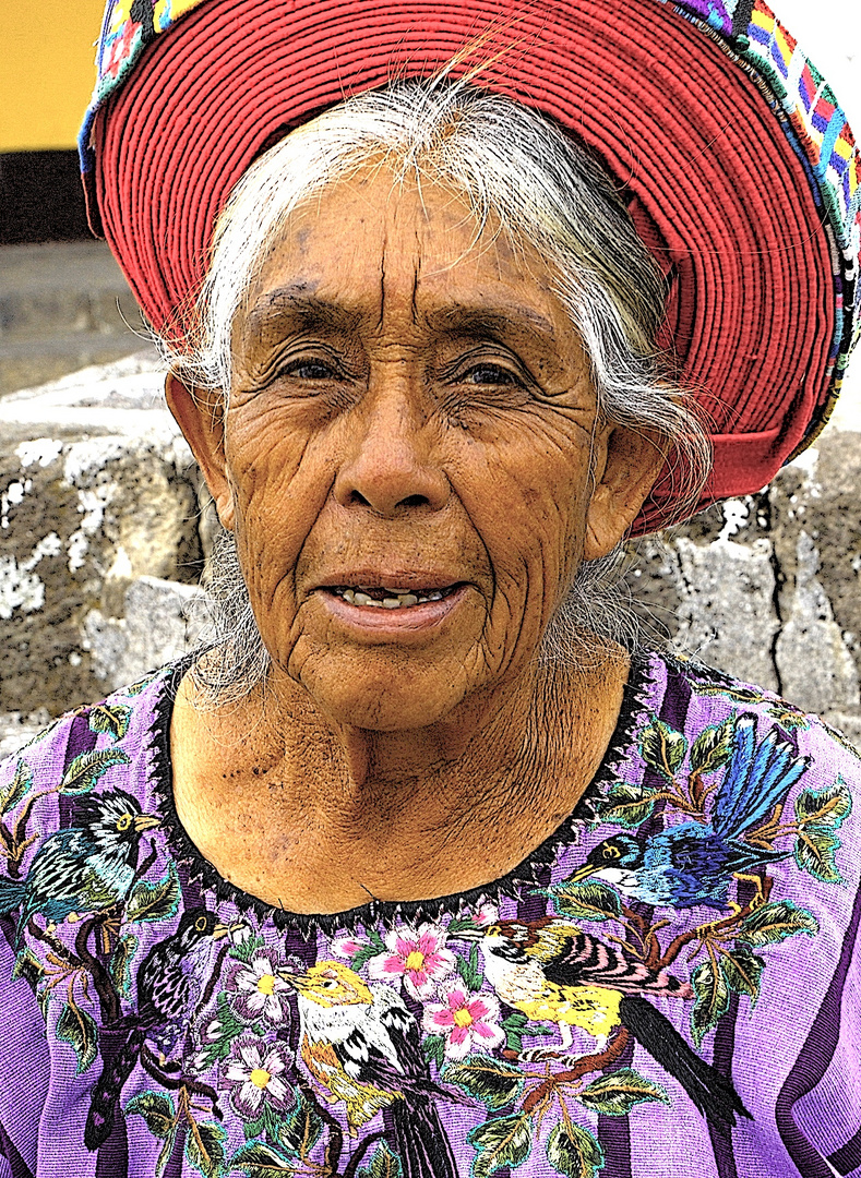 Frau aus Guatemala