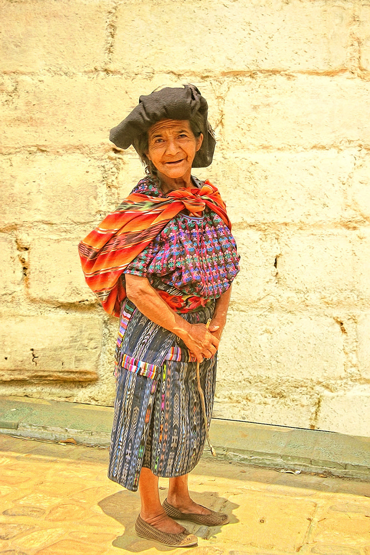 Frau aus Guatemala