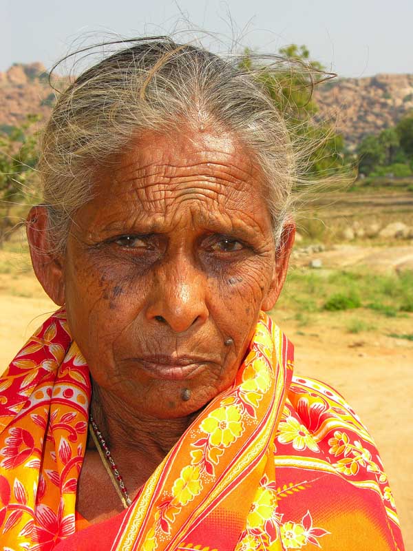 Frau aus Hampi