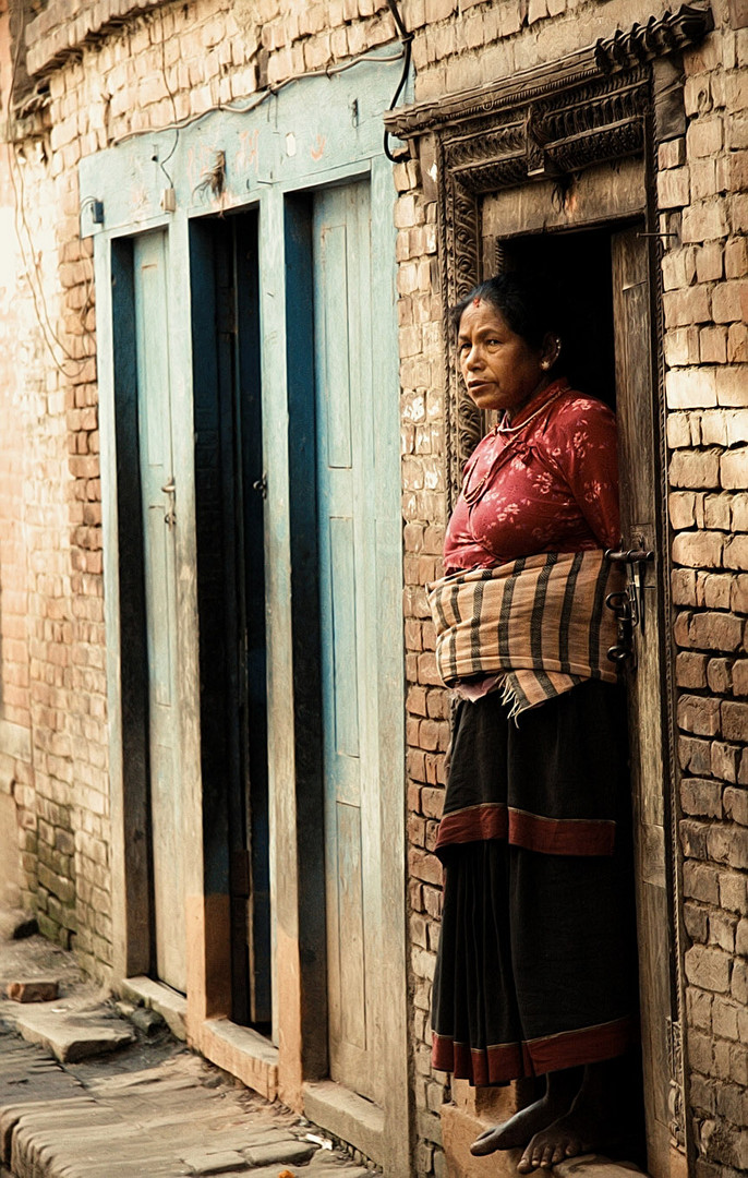 Frau aus Kathmandu, Nepal