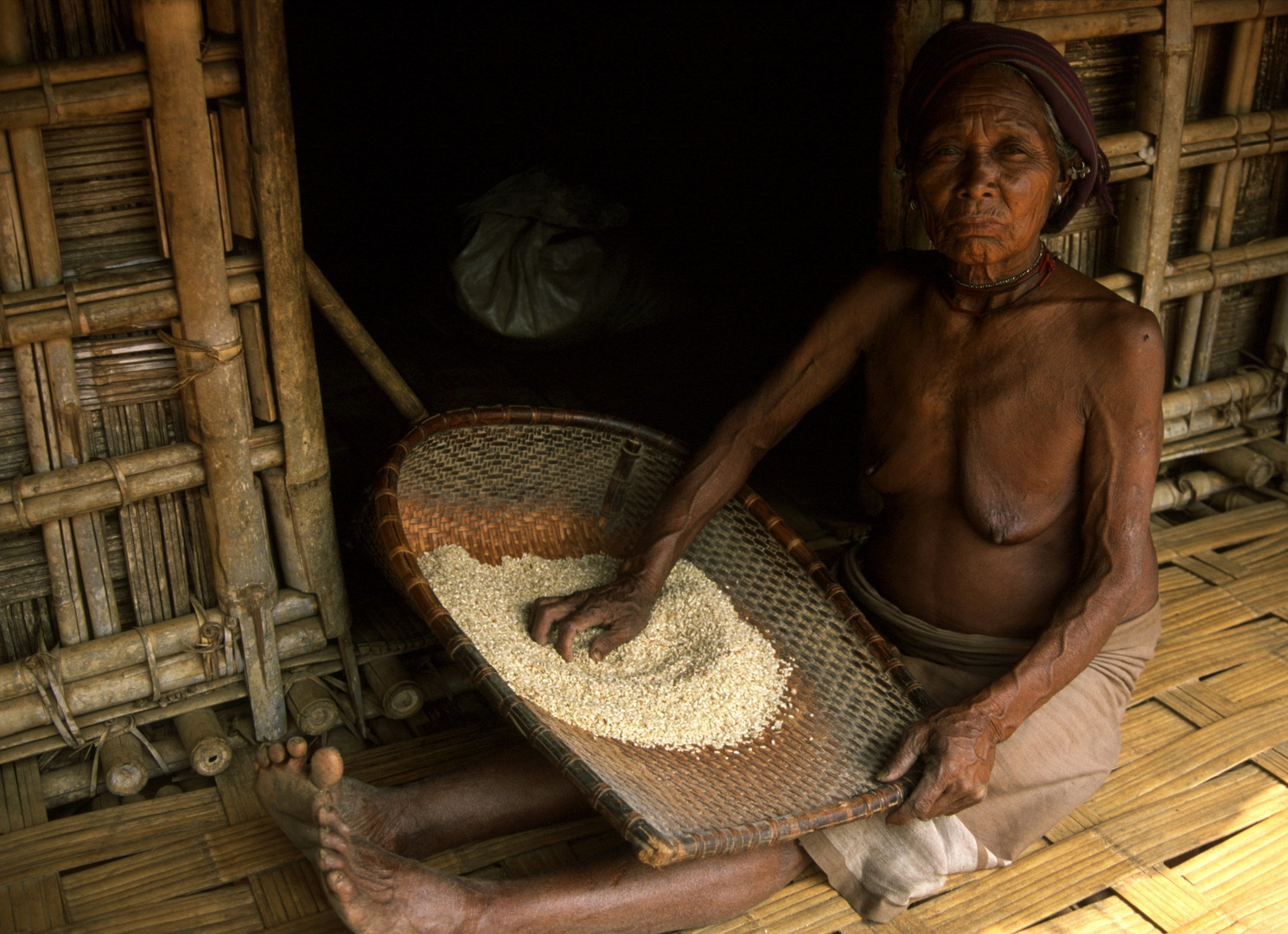 Frau aus Megaleya / Indien