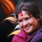 Frau aus Nepal