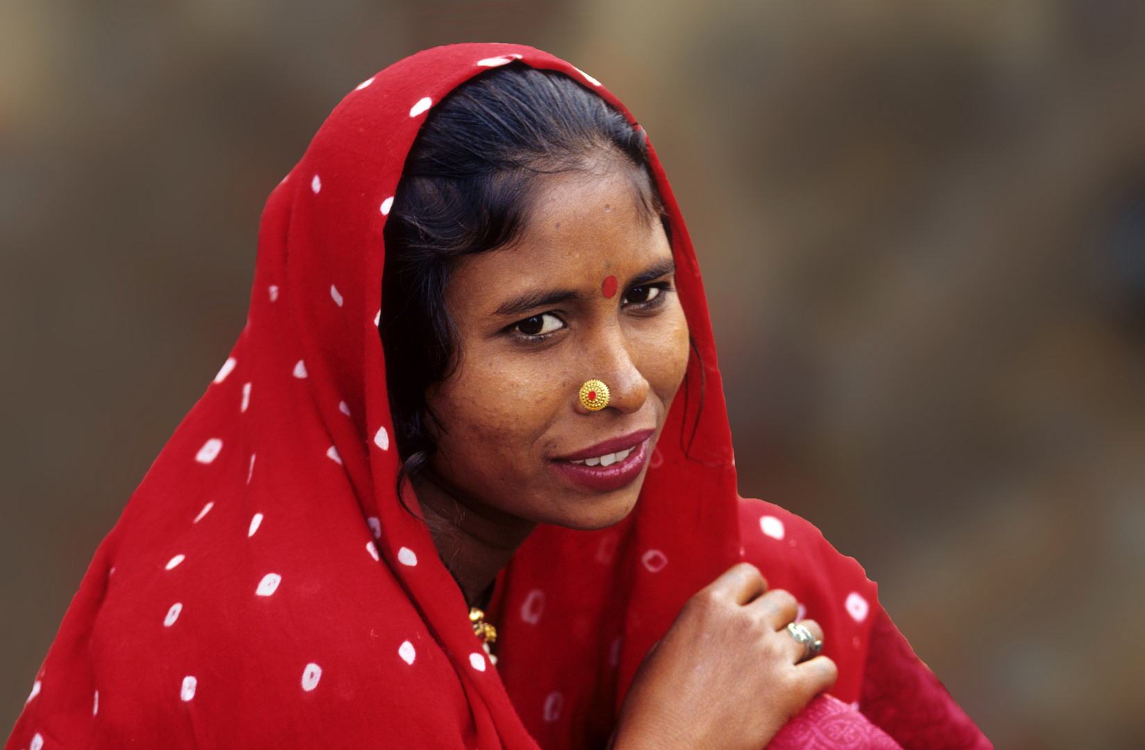 Frau aus Rajasthan Indien