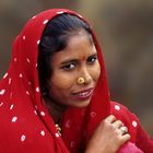 Frau aus Rajasthan Indien