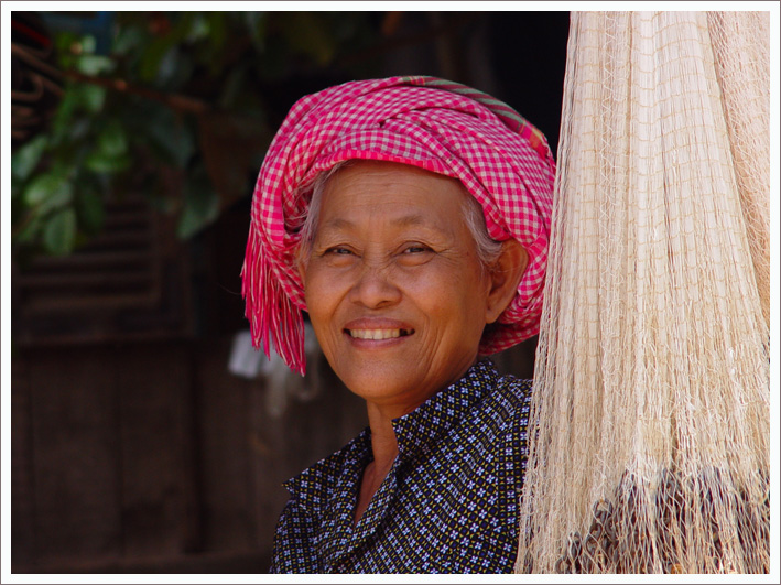 Frau aus Tak Mau - Kambodscha