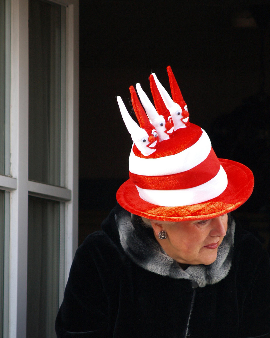 Frau im Fenster