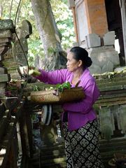 Frau im Tempel (Ubud, Bali)