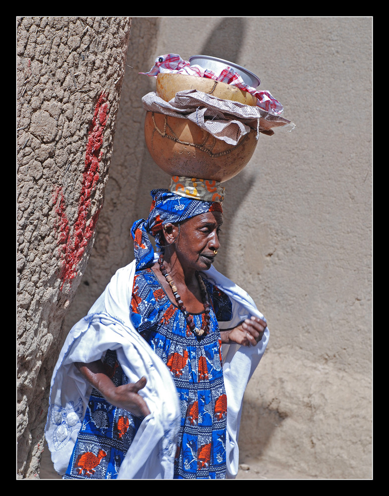 Frau in Djenne