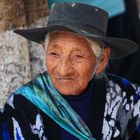 Frau in Humahuaca, Argentinien