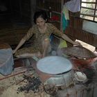 Frau in im Mekong Delta