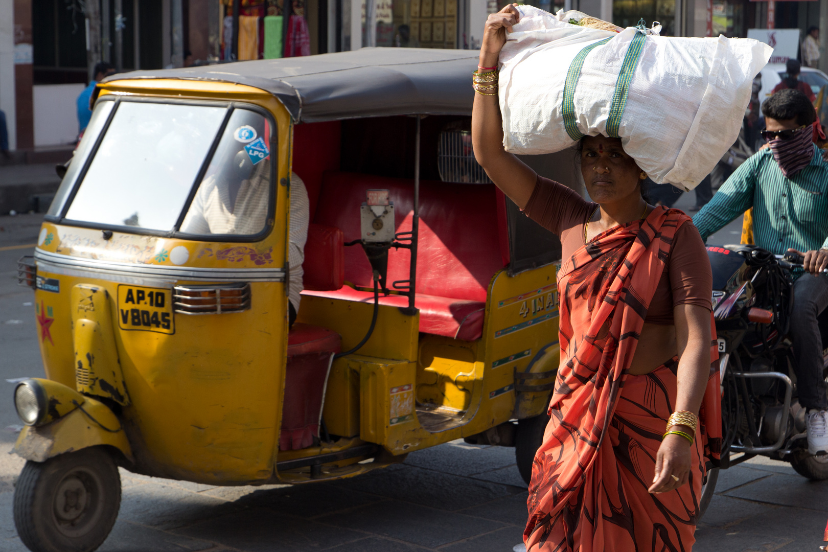 Frau in Indien, Hyderabad