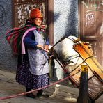 Frau in La Paz